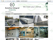 Tablet Screenshot of cabinas-barreras-silenciadores-cerramientos-acusticos.com